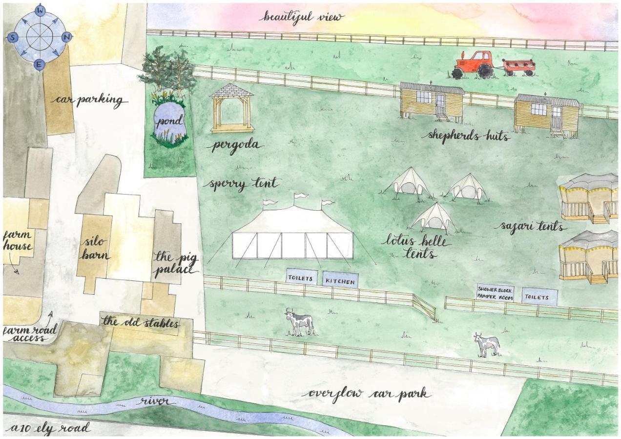 Fenland Retreats At Willow Grange Farm 캠브리지 외부 사진